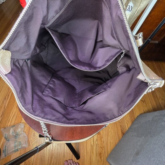 Coach Ava Chain Tote Rose Gold with Silver Hardware F35868 - Picture 7 of 15